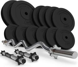 Physionics Physionic Súlyzó készlet tárcsákkal csillagzárral 36 kg (PHYSIONIC-SET-36KG)
