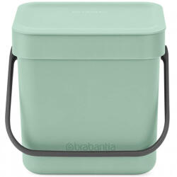 Brabantia Cos de gunoi colectare selectiva Brabantia Sort&Go 1005520, 3 L, Maner, Verde deschis (1005520) Cos de gunoi