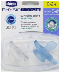 Chicco PhysioForma szilikon cumizó Mini Soft 0-2m fiú 2db