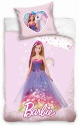 Carbotex Barbie, set lenjerie de pat single, 100x135 cm