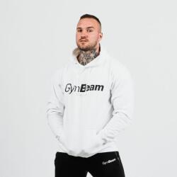 GymBeam PRO Hoodie pulóver White - GymBeam S