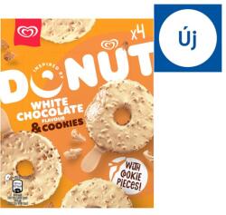 Algida Donut keksz ízű jégkrém fehér csokoládé ízű bevonóban 4 x 62 ml (248 ml)