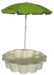 DOLONI Groapă de nisip floare cu umbrelă albă (01235/02)