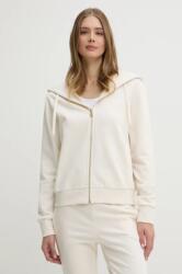 GUESS bluza SOFIA femei, culoarea bej, cu glugă, neted, O5RQ01 KCO31 PPYA-BLD06S_01X (O5RQ01.KCO31)