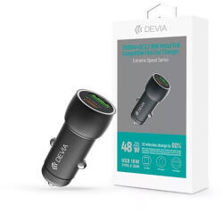 DEVIA ST112766 Extreme Speed Series 30W USB/USB C fekete autós gyorstöltő (ST112766) - haztartasibolt