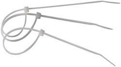 HARDEN Set de 100 Coliere din Nylon, Harden, 200 x 2.5, Alb (ZH660403)