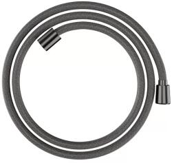 HANSGROHE Furtun de dus textil 160 cm, antracit satinat (brushed black chrome), Hansgrohe Designflex 28260340 28260340 (28260340)