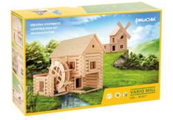 Walachia Set de constructie arhitectura, Walachia, Vario Mill, 122 piese mari din lemn