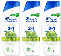 Head & Shoulders Apple Fresh 2az1-ben korpásodás elleni sampon (3x330 ml)