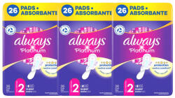 Always Ultra Platinum Super egészségügyi betét (3x26 db)