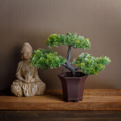  Műnövény dekoráció - bonsai fa - 25 x 9 cm 11895 (11895)