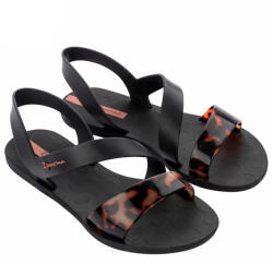 Ipanema Vibe bebújós mintás fekete szandál 82429-BD399