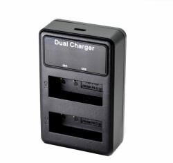 Panasonic DMW-BLG10 Töltő - BLG10 BLG10E BLE9 akkumulátor utazó dupla töltő (TOLTO-DMW-BLG10)