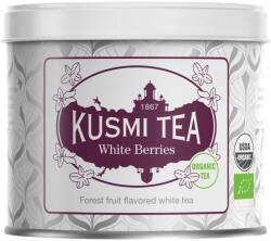 Kusmi Tea Ceai alb WHITE BERRIES, cutie de 90 g de ceai cu frunze vrac, Kusmi Tea (KUSMI21095A1070)