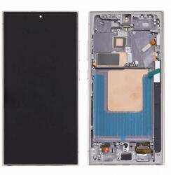 NBA001LCD10112002766229228 Samsung Galaxy S24 Ultra SM-S928B EU ver. OLED kijelző érintővel Szürke kerettel, előlap (NBA001LCD10112002766229228)
