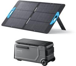 Anker KIT Anker Solix EverFrost2 58L hordozható hűtő 100W-os napelemmel zöld