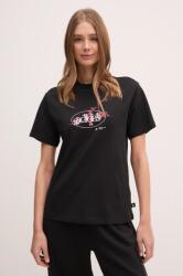 adidas t-shirt W Elem Flrl Tee női, fekete, JP0115 - fekete S