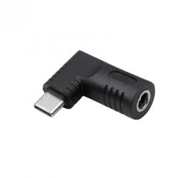 Akyga Adaptor USB type C la DC 5.5 x 2.5mm 65W T-M, Akyga AK-ND-D06 (AK-ND-D06)