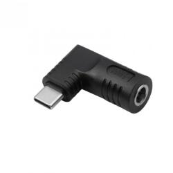 Akyga Adaptor USB type C la DC 5.5 x 1.7mm 65W T-M, Akyga AK-ND-D08 (AK-ND-D08)