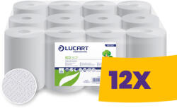 Lucart Professional Lucart Eco 14 CF környezetbarát ipari törlőpapír 14cm átm. - 2 rétegű, fehér 55m (Karton - 12 tek) (861080)