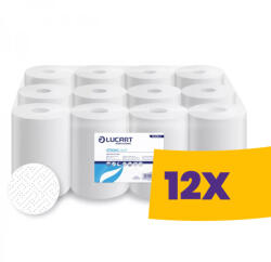 Lucart Professional Lucart Strong 14 CF ipari törlőpapír 14cm átm. - 2 rétegű, hófehér 55m (Karton - 12 tek) (861093J)