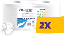Lucart Professional Lucart Strong Multi Use ipari törlőpapír - 2 rétegű, hófehér 175m (Karton - 2 tekercs) (852360J)