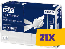 Tork Xpress® Soft Multifold hajtogatott kéztörlő - 130289 (Karton - 21 csg)