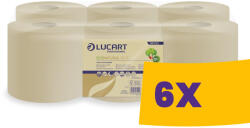 Lucart Professional Lucart EcoNatural 19 CF környezetbarát ipari törlőpapír 19cm átm. - 2 rétegű, 100m (Karton - 6 tek) (861133J)