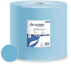 Lucart Professional Lucart SkyTech 3.1000 XL ipari törlőpapír - 3 rétegű, kék, 1000 lap, 300m (851284)