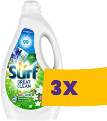Surf mosógél színes és fehér ruhához jasmine 3 liter 60 mosás (Karton - 3 db) (K68493777)