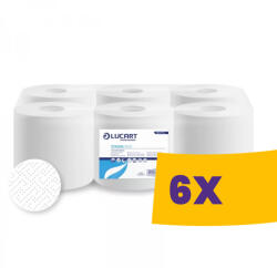 Lucart Professional Lucart Strong 19 CF ipari törlőpapír 19cm átm. - 2 rétegű, hófehér 100m (Karton - 6 tek) (861078J)