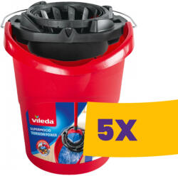 Vileda SuperMop gyorsfelmosó vödör csavaróval (Karton - 5 db) (KF2531V)