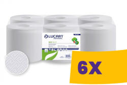 Lucart Professional Lucart Eco 19 CF környezetbarát ipari törlőpapír 19cm átm. - 2 rétegű, fehér 100m (Karton - 6 tek)