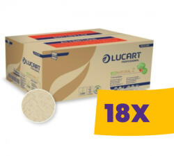 Lucart Professional Lucart EcoNatural Z környezetbarát keskenyített hajtogatott kéztörlő - 2 rétegű, 220 lapos (Karton - 18 csomag) (864036P)