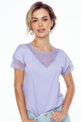 Eldar Tricou de damă cu dantelă Trinity violet, S