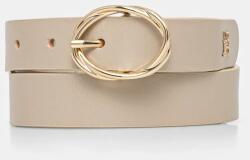 Tommy Hilfiger bőr öv bézs, női, AW0AW17251 - bézs 75