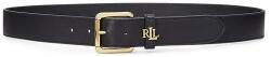 Lauren Ralph Lauren bőr öv fekete, női, 412968765 - fekete L
