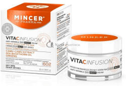 Mincer Mincer Pharma Vita C Infúzió Ránctalanító Nappali Krém Száraz Bőrre Camu-Camu Kivonattal, Homoktövis Olajjal és Ginzenggel 50ml