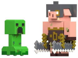 Mattel Minecraft Legends Akciófigura csomag - Creeper vs Piglin Bruiser 8 cm (978766) (978766)