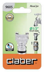 Claber Csapcsatlakozó CLABER 9605 1/2 '' belső menetes fém (96050000)