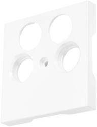 INNY Placă centrală pentru priză TV/SAT cvadruplă - Visio S55 - Alb - CUBIC (EV104311)