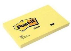  3M Post-it öntapadós jegyzettömb (76x127 mm, 100 lap) kanári sárga, 6830-CY-W10 (655-6)