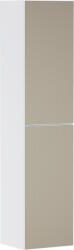Hansgrohe Dulap inalt suspendat Hansgrohe Xevolos E cu usi orientare dreapta, 40x36x176cm, corp alb mat, front ceramic bronz texturat (54221390)