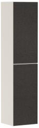 Hansgrohe Dulap inalt suspendat Hansgrohe Xevolos E cu usi orientare stanga, 40x36x176cm, corp bej mat, front textil gri inchis (54219660)