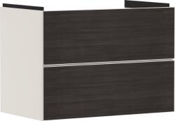 Hansgrohe Dulap baza suspendat Hansgrohe Xevolos E cu 2 sertare, 78cm, corp bej mat, front stejar inchis (54179730)