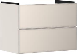 Hansgrohe Dulap baza suspendat Hansgrohe Xevolos E cu 2 sertare, 78cm, corp bej mat, front bej metalic (54179790)