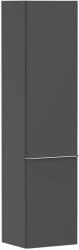 Hansgrohe Dulap inalt suspendat Hansgrohe Xelu Q cu usa orientare stanga, 40x35x165cm, gri diamant mat, maner crom (54136000)