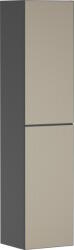 Hansgrohe Dulap inalt suspendat Hansgrohe Xevolos E cu usi orientare dreapta, 40x36x176cm, corp gri mat, front ceramic bronz texturat (54223390)