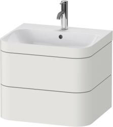 Duravit Set mobilier Duravit Happy D. 2 Plus 60cm cu lavoar si dulap baza cu doua sertare, alb nordic mat satinat (HP4635O3939)