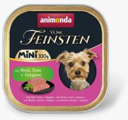 Animonda Vom Feinsten Adult Mini marha, kacsa & oregánó - Prémium nedveseledel kistestű felnőtt kutyáknak 100g